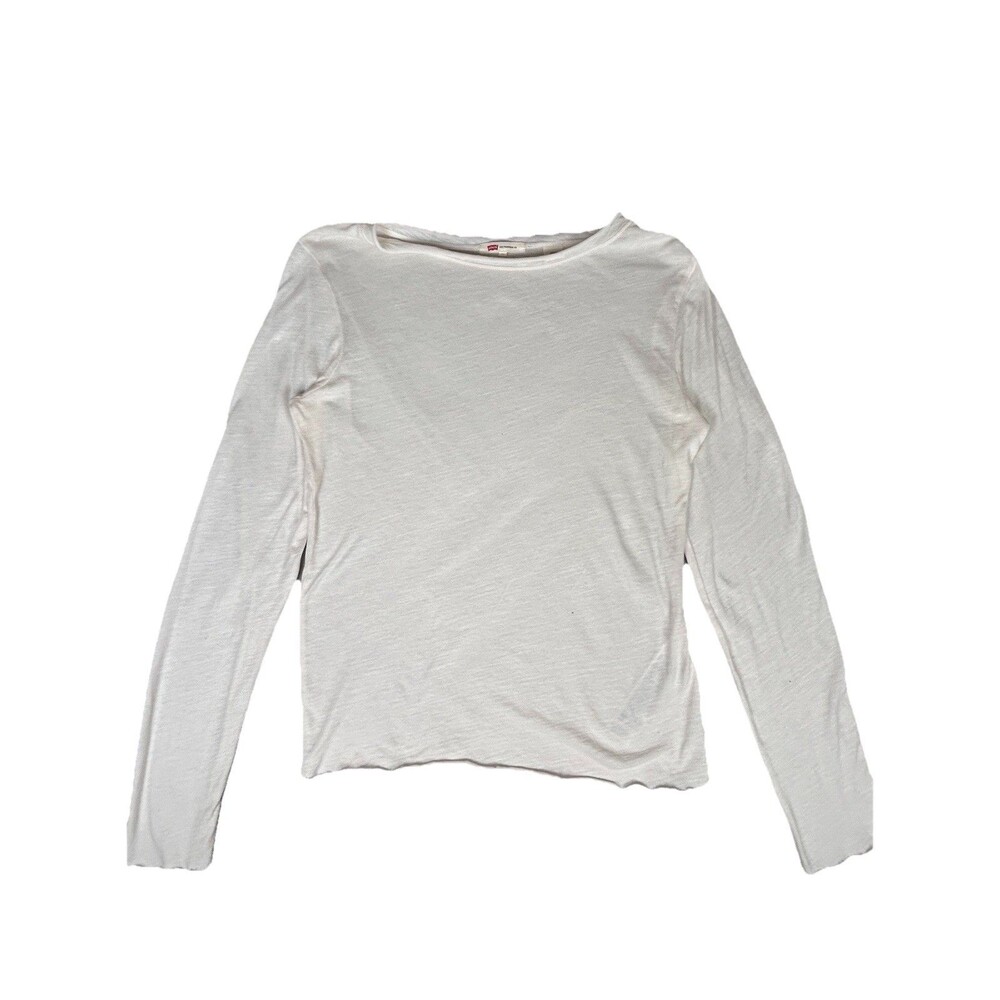 Levis long sleeve raw edge long sleeve lightweight t-shirt basic Sz L